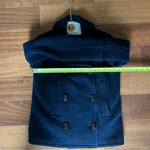 GAP Women’s Pea Coat-Navy Blue - Picture 12 of 16